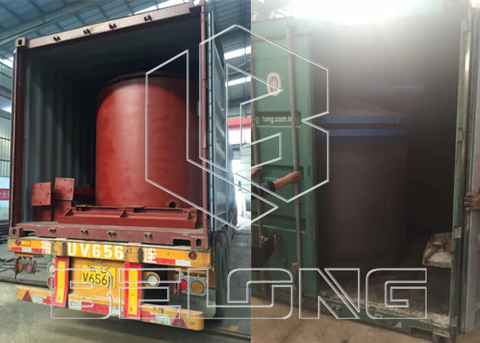 Carbonization furnace shipping to Indonesia